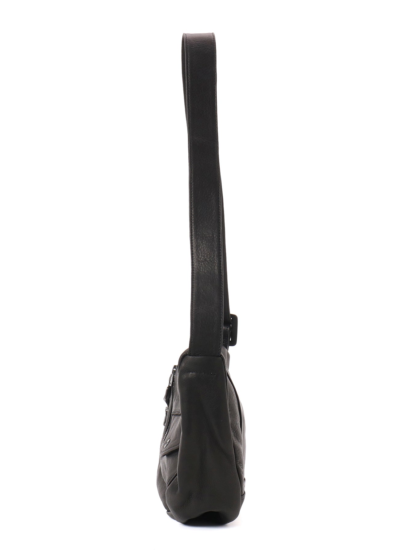 MIMOSA WASHED LEATHER RIDER SHOULDER BAG – THE SHOP YOHJI YAMAMOTO
