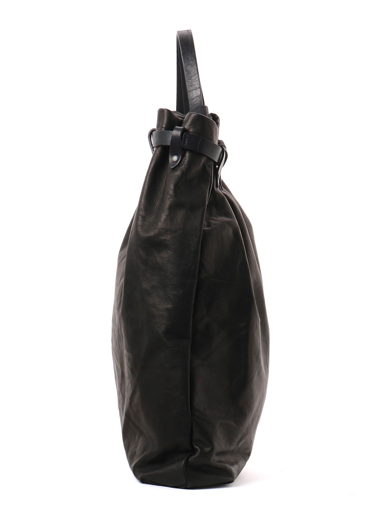 HORSE LEATHER DRAWSTRING BACKPACK