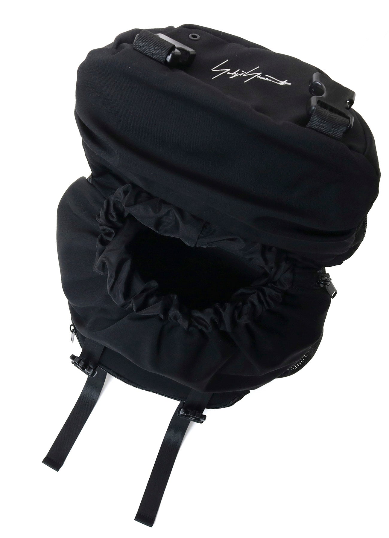 バッグ Yohji Yamamoto WOOL GABARDINE BACKPACK YY SIGNATURE WOOL GABARDINE BACKPACK M – THE SHOP YOHJI YAMAMOTO
