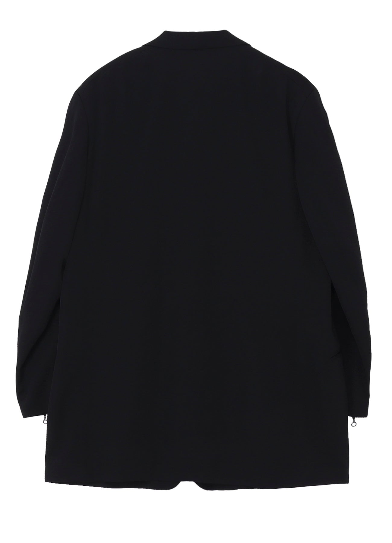 WOOL GABARDINE DOUBLE BUTTON JACKET