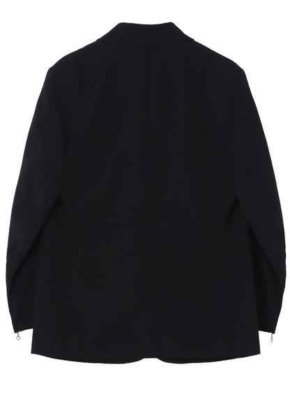 WOOL GABARDINE ARMY JACKET