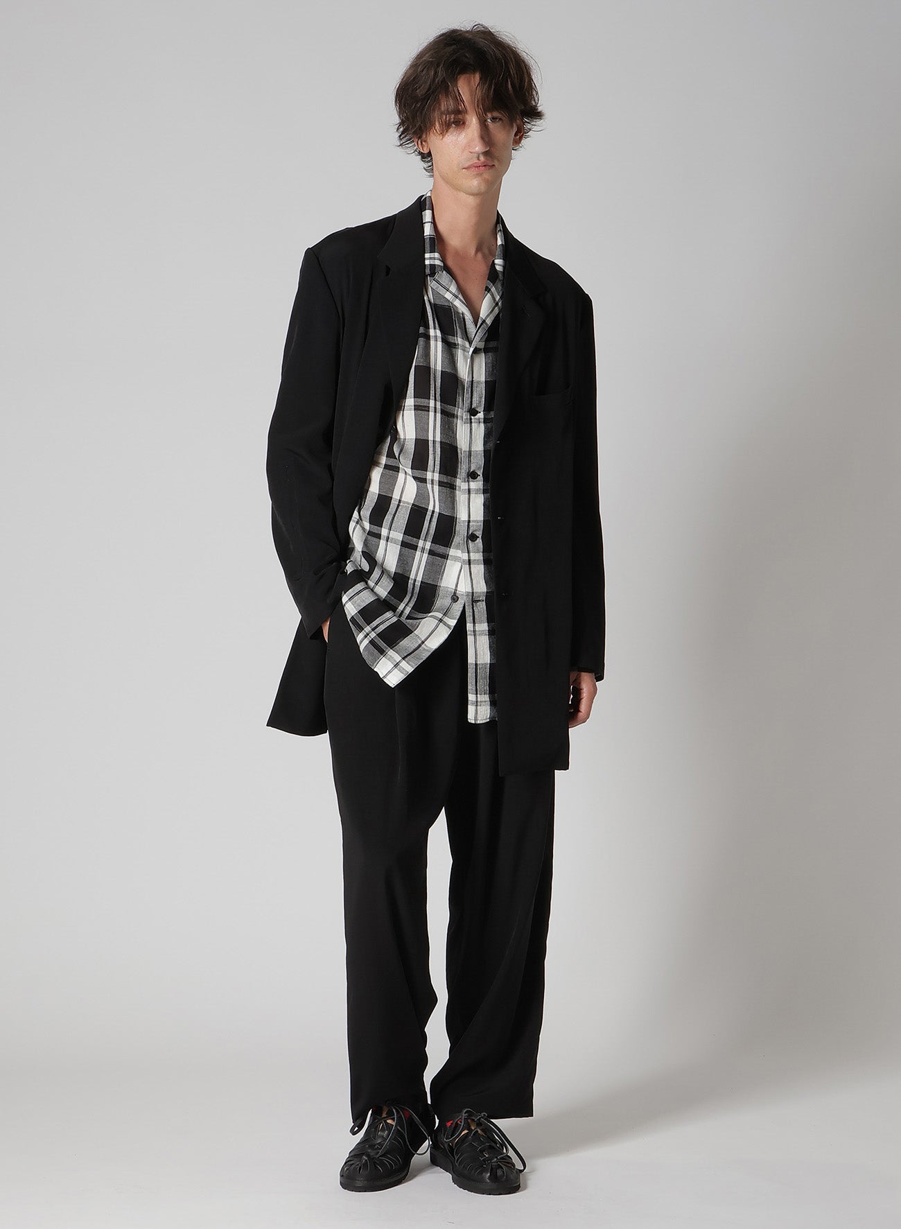 TA TUXEDO CUFFS BUTTON JACKET – THE SHOP YOHJI YAMAMOTO