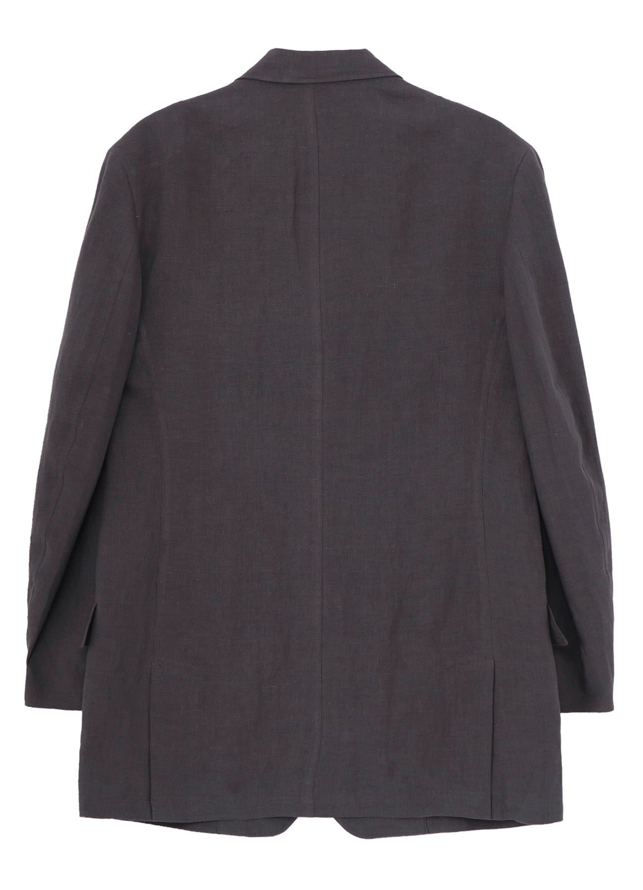 LINEN CLOTH FRONT EDGE 3SNAP BOTTON JACKET