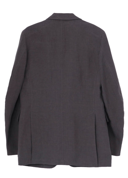 LINEN CLOTH FRONT EDGE 2SNAP BOTTON JACKET