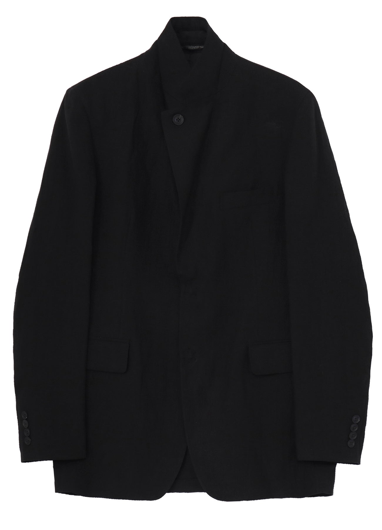 LINEN CLOTH FRONT EDGE 2SNAP BOTTON JACKET