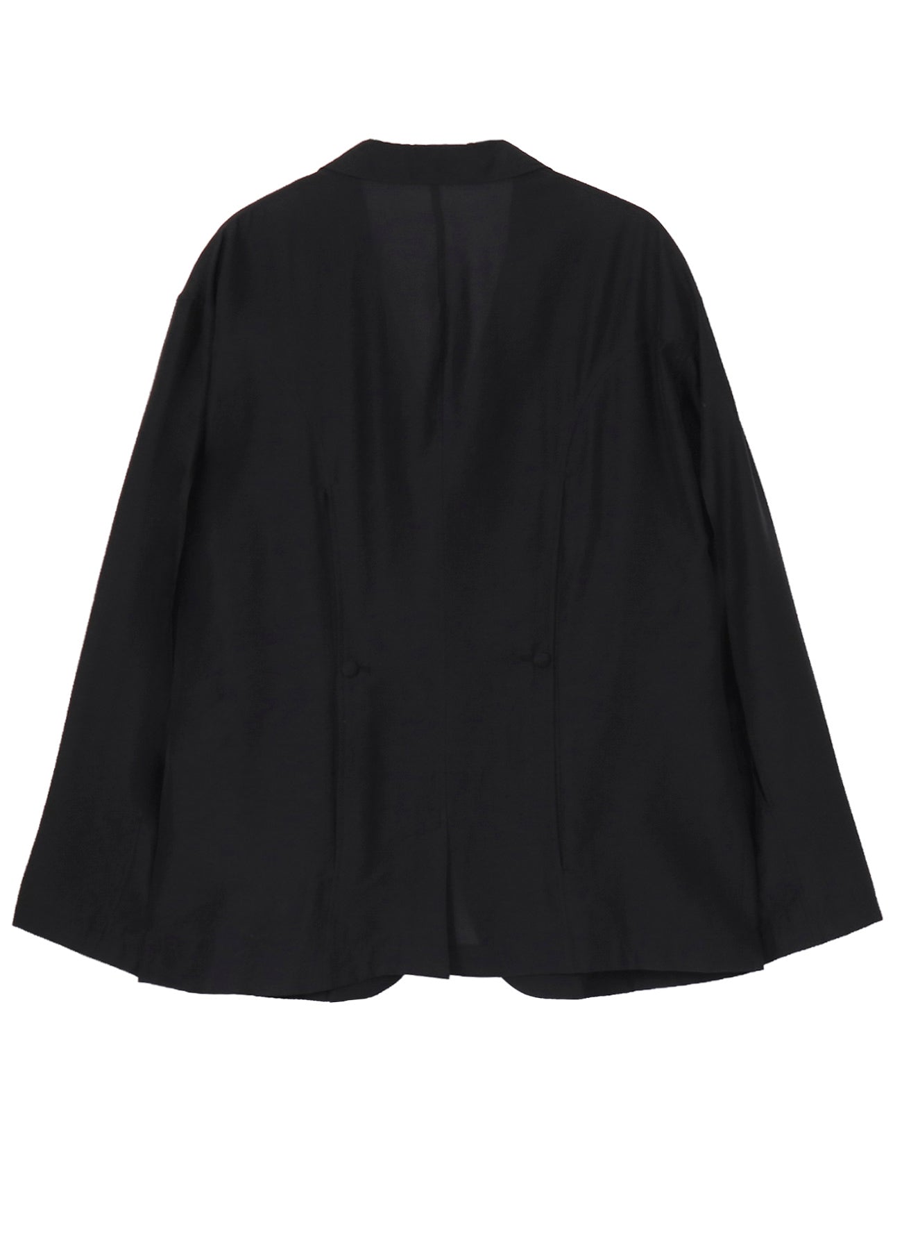 <PIECE UNIQUE>RY/ NY/ CU LAWN FRONT AND BACK OPENED LAPEL JACKET