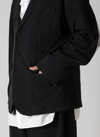 TA TUXEDO FRONT AND BACK OPENED LAPEL JACKET