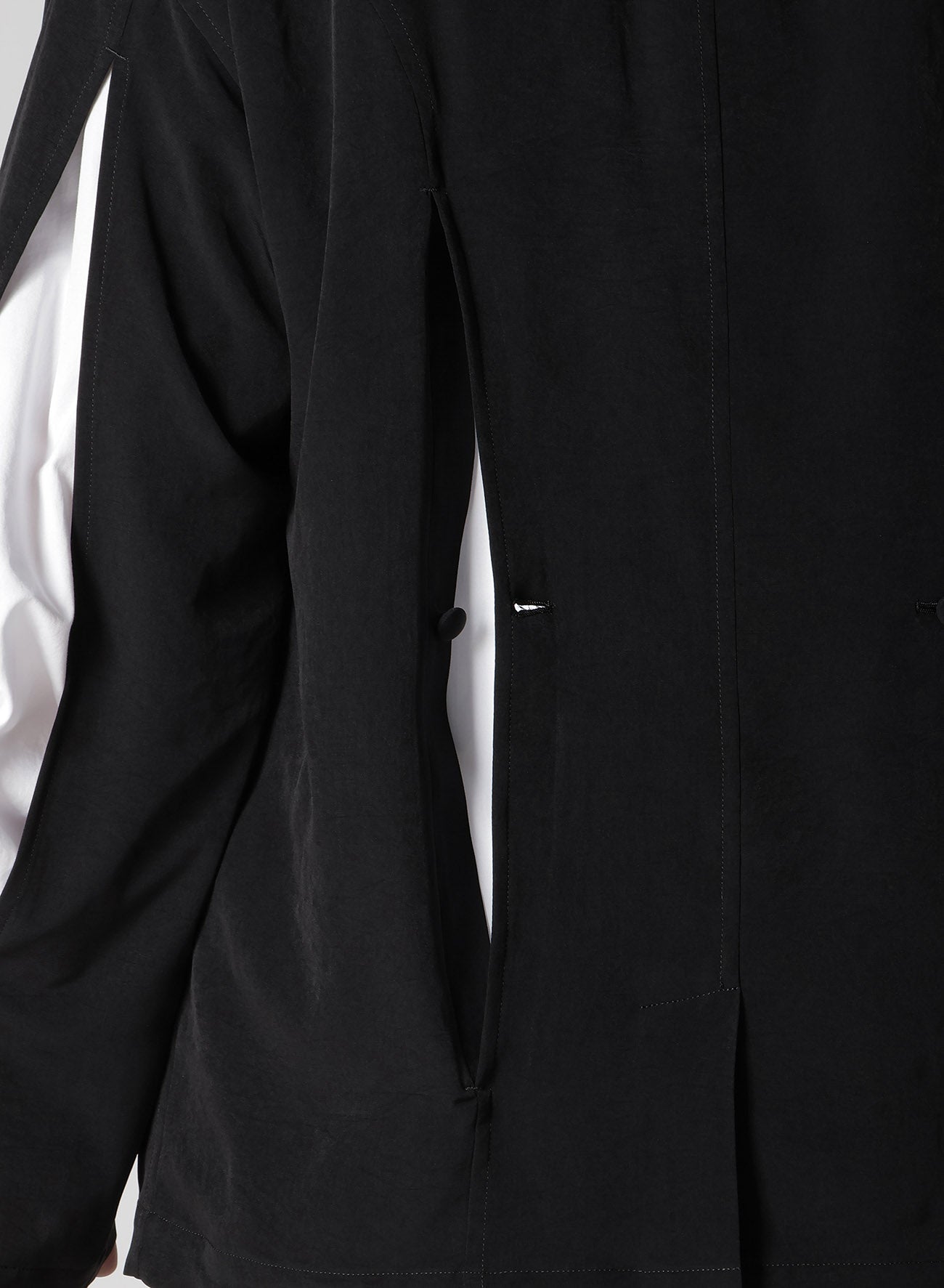 TA TUXEDO FRONT AND BACK OPENED LAPEL JACKET