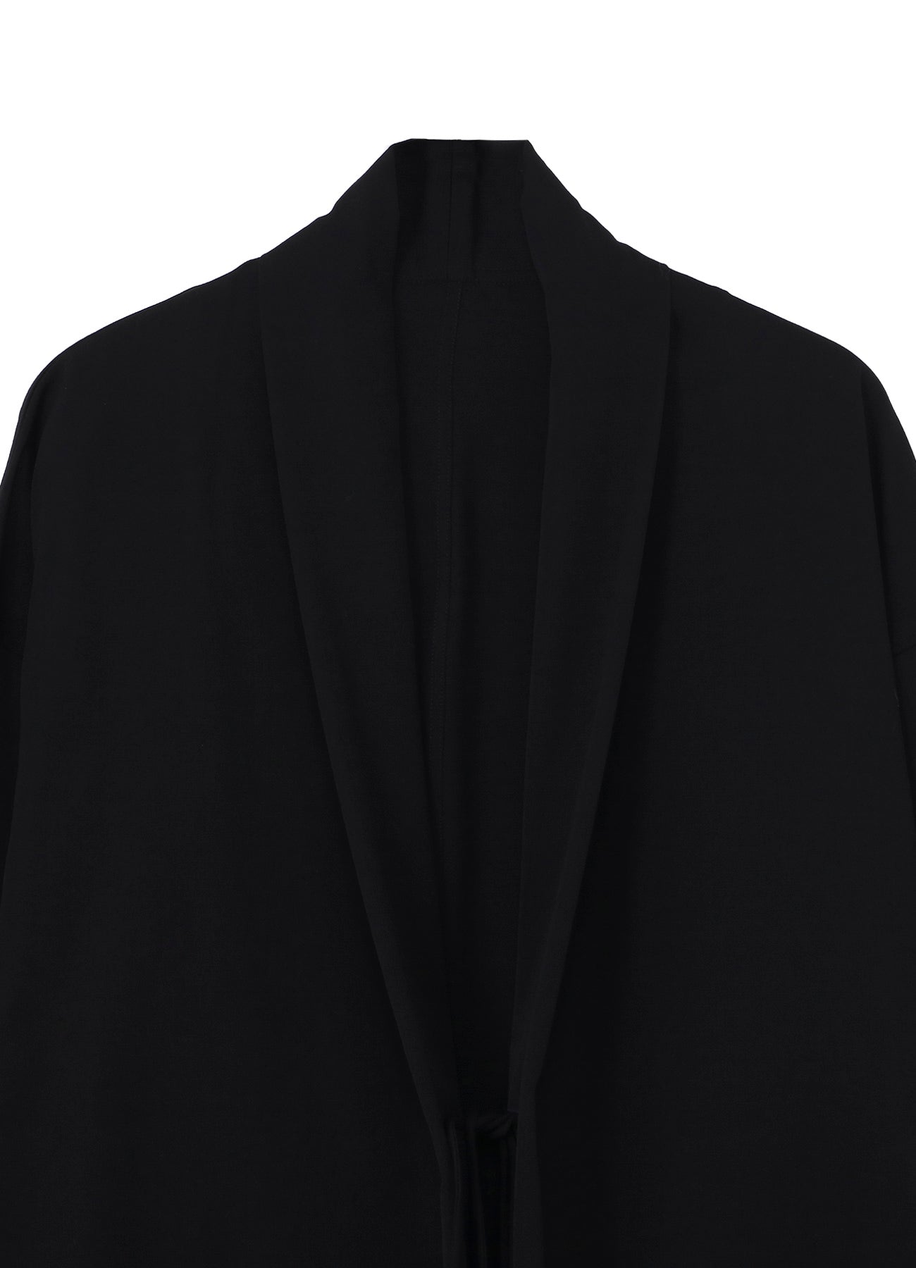 WOOL GABARDINE CHINA BUTTUN SCARF JACKET