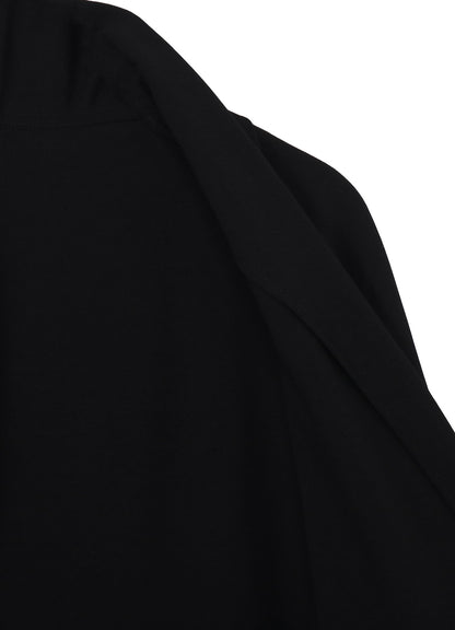 WOOL GABARDINE CHINA BUTTUN SCARF JACKET