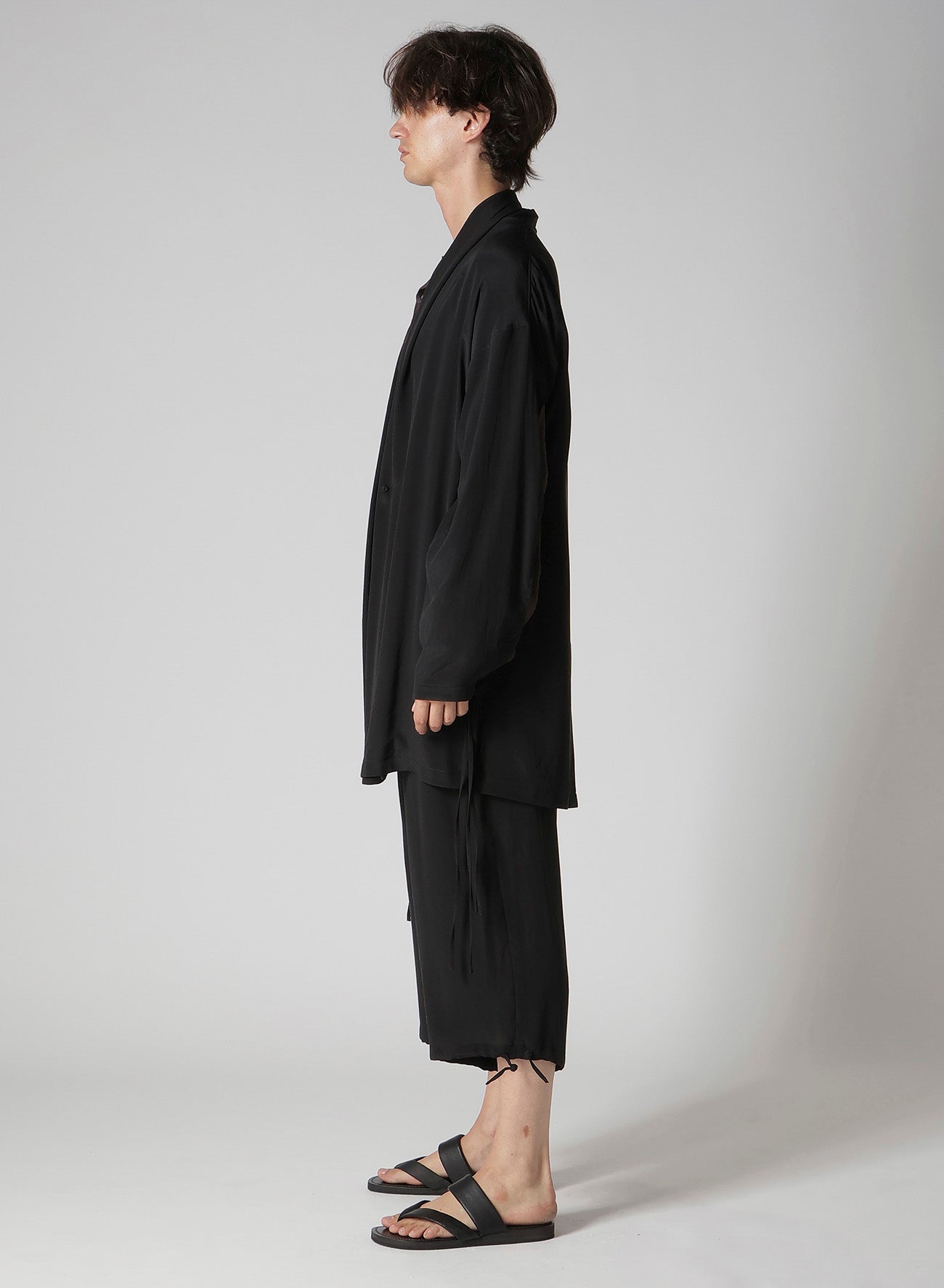 CREPE DE CHINE CHINA BUTTUN SCARF JACKET