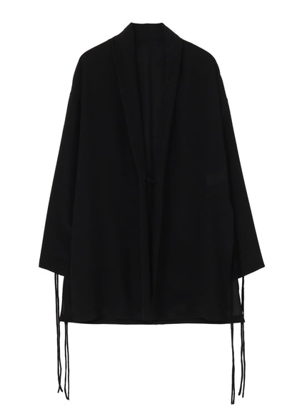 CREPE DE CHINE CHINA BUTTUN SCARF JACKET