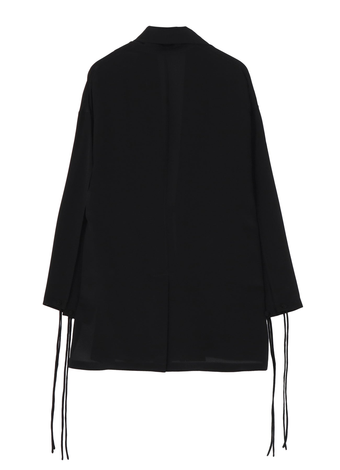 CREPE DE CHINE CHINA BUTTUN SCARF JACKET