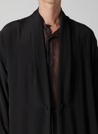 CREPE DE CHINE CHINA BUTTUN SCARF JACKET