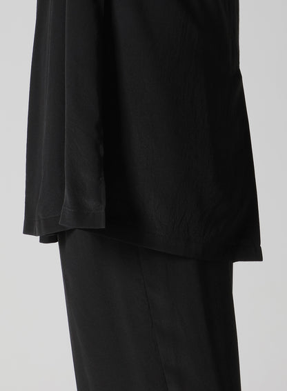 CREPE DE CHINE CHINA BUTTUN SCARF JACKET