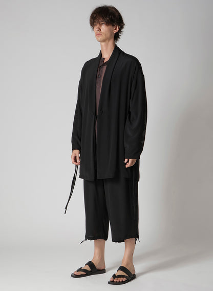CREPE DE CHINE CHINA BUTTUN SCARF JACKET