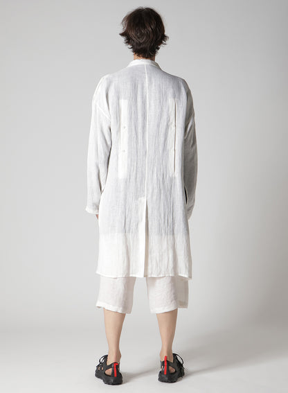 SAKANA MESSAGE PRINTED LONG JACKET