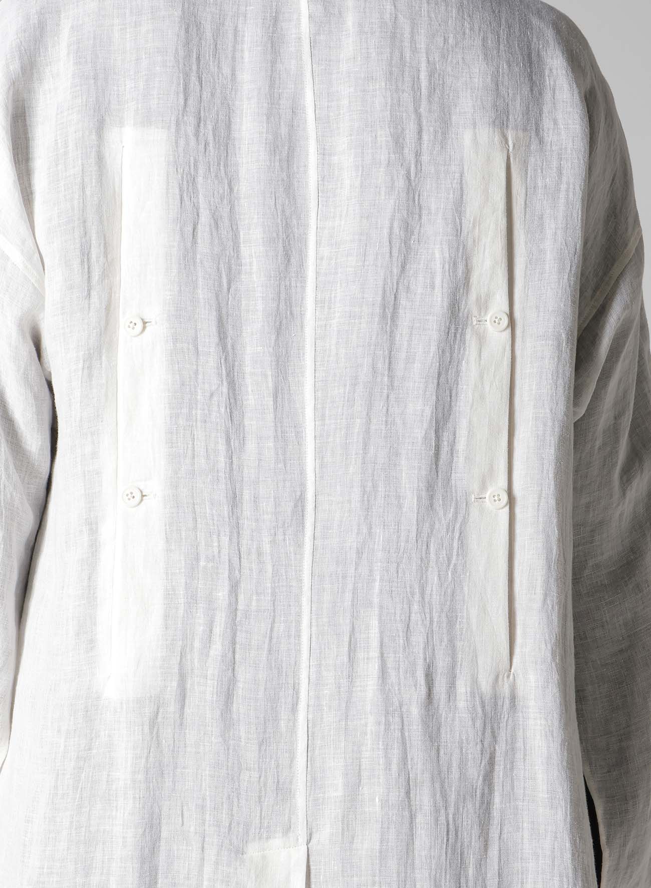 SAKANA MESSAGE PRINTED LONG JACKET