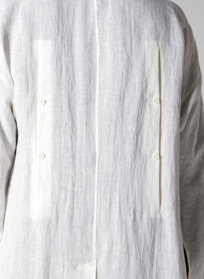 SAKANA MESSAGE PRINTED LONG JACKET