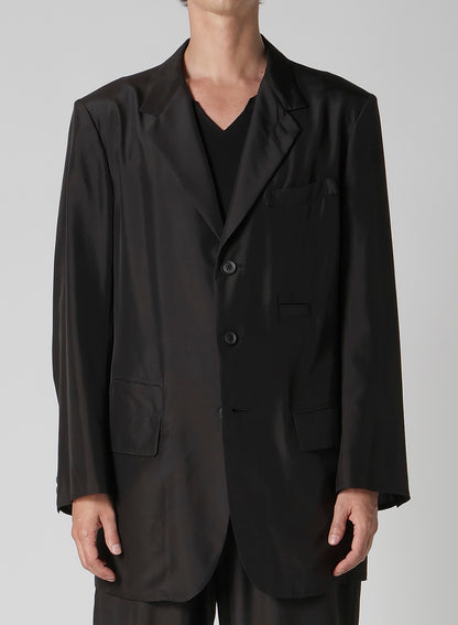 SILK HABUTAE 6 POCKETS SUIT JACKET