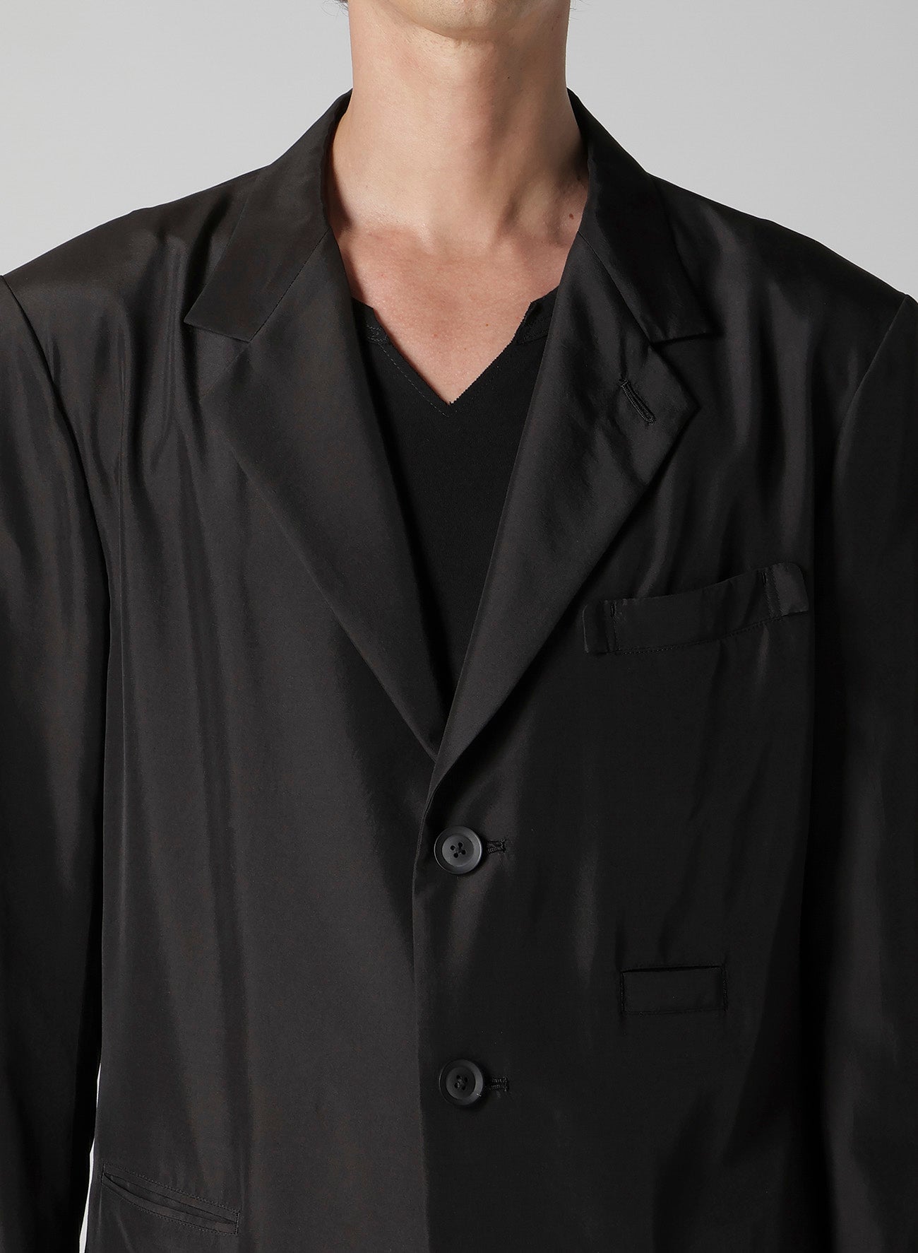 SILK HABUTAE 6 POCKETS SUIT JACKET