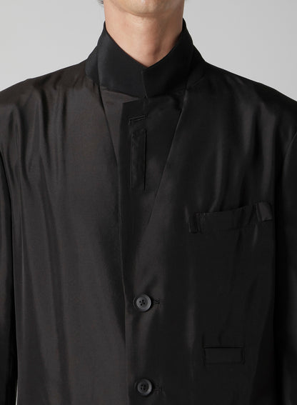 SILK HABUTAE 6 POCKETS SUIT JACKET