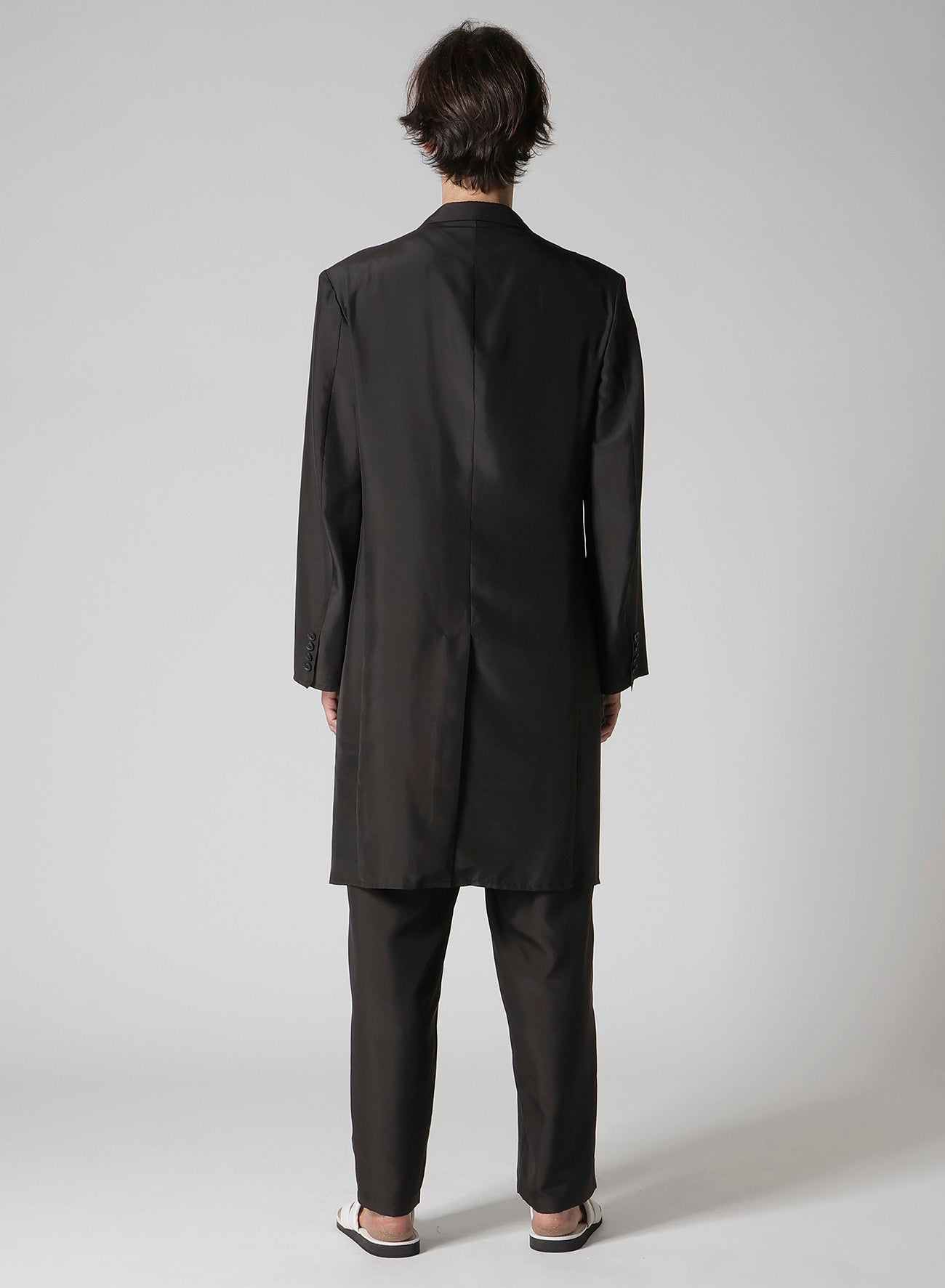 SILK HABUTAE 4 BUTTONS LONG SUIT