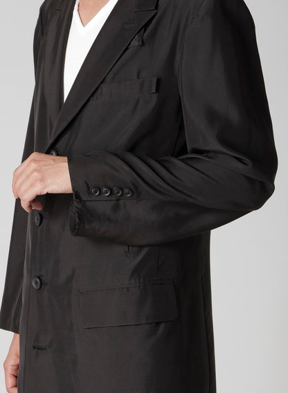 SILK HABUTAE 4 BUTTONS LONG SUIT