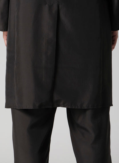 SILK HABUTAE 4 BUTTONS LONG SUIT