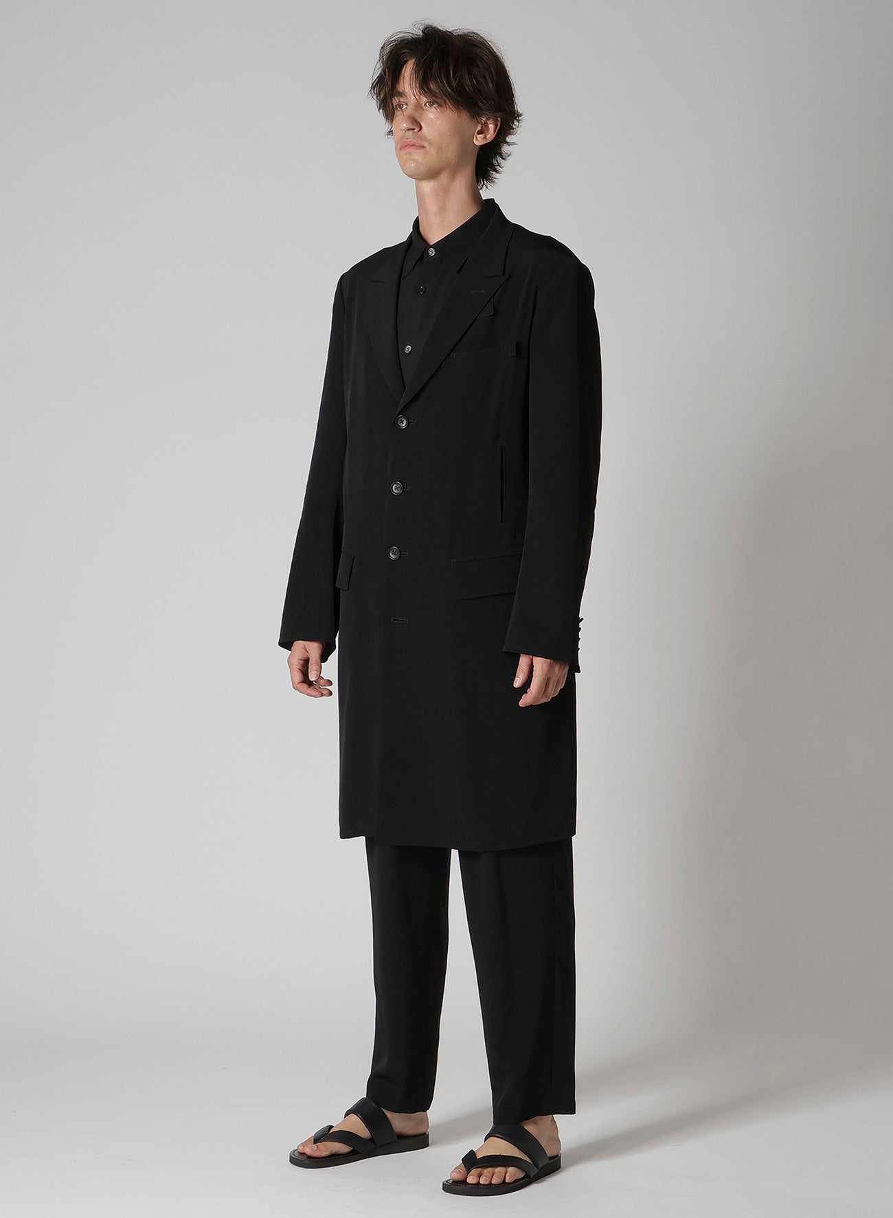 TA TUXEDO 4 BUTTONS LONG JACKET