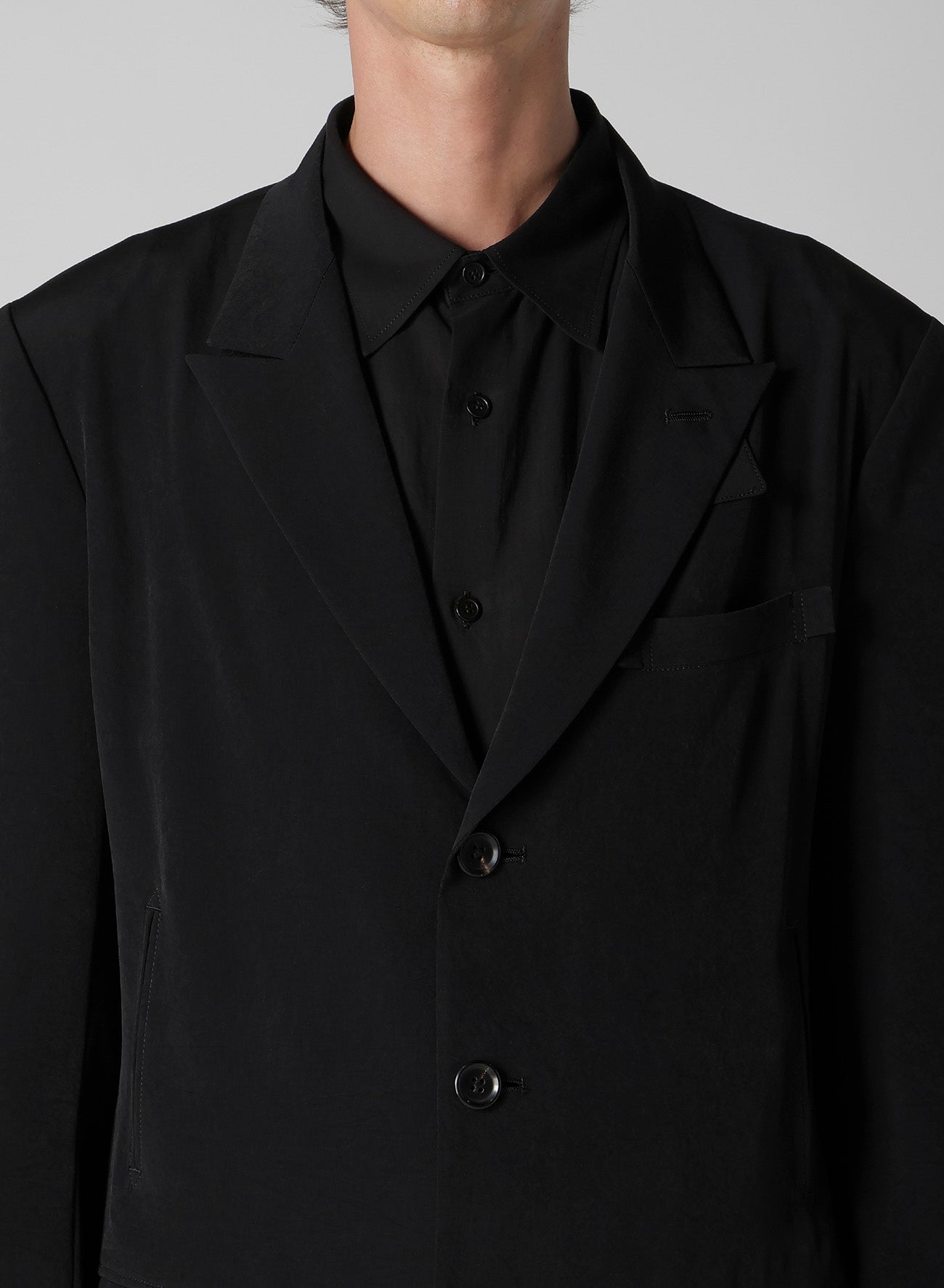 TA TUXEDO 4 BUTTONS LONG JACKET