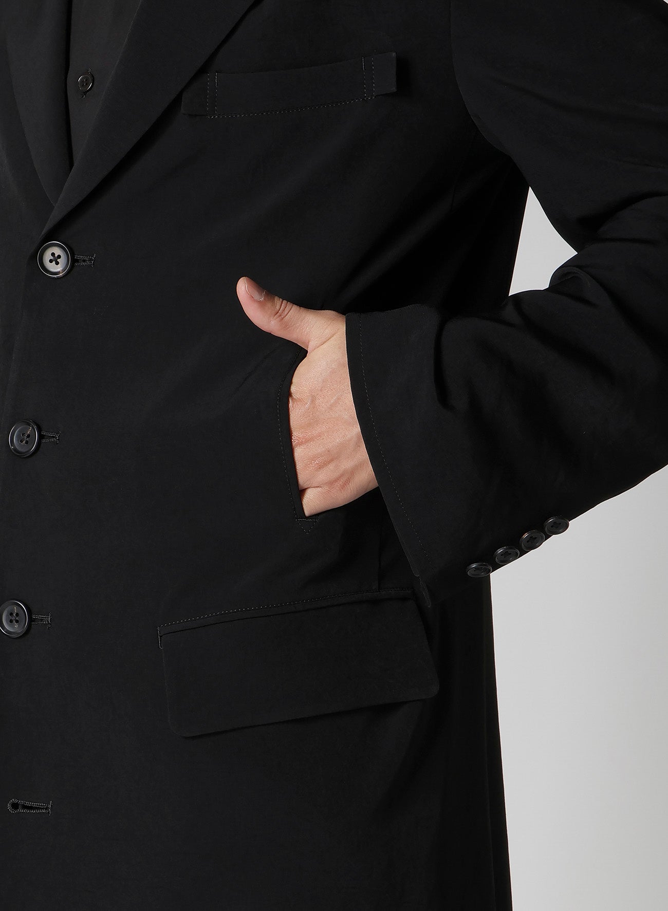 TA TUXEDO 4 BUTTONS LONG JACKET