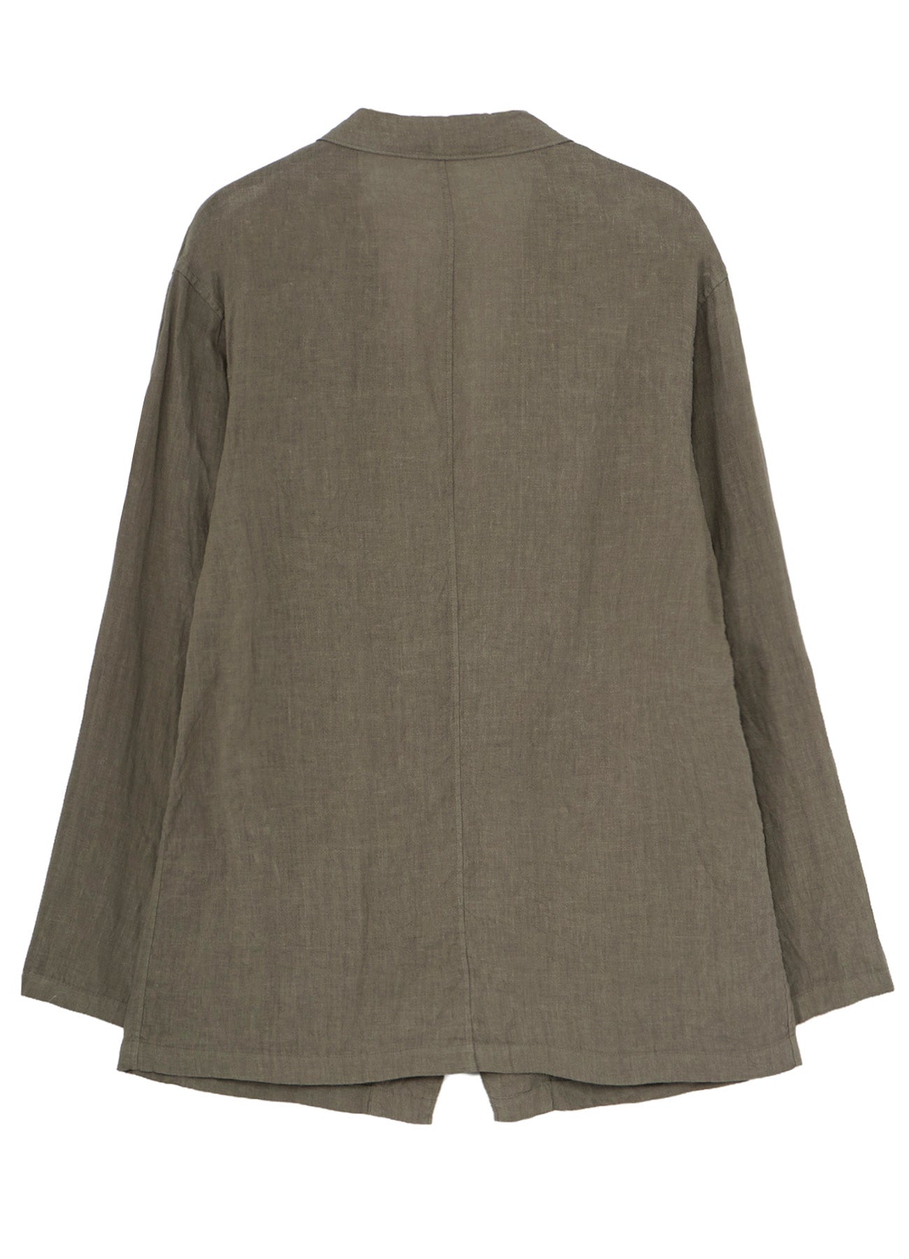 GARMENT-DYED LINEN 3BS SHIRT JACKET