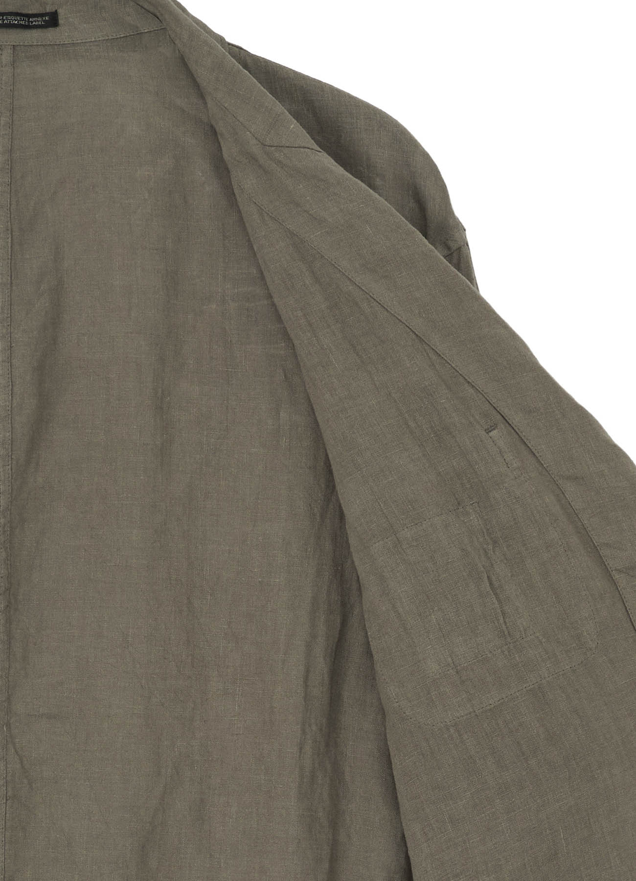 GARMENT-DYED LINEN 3BS SHIRT JACKET