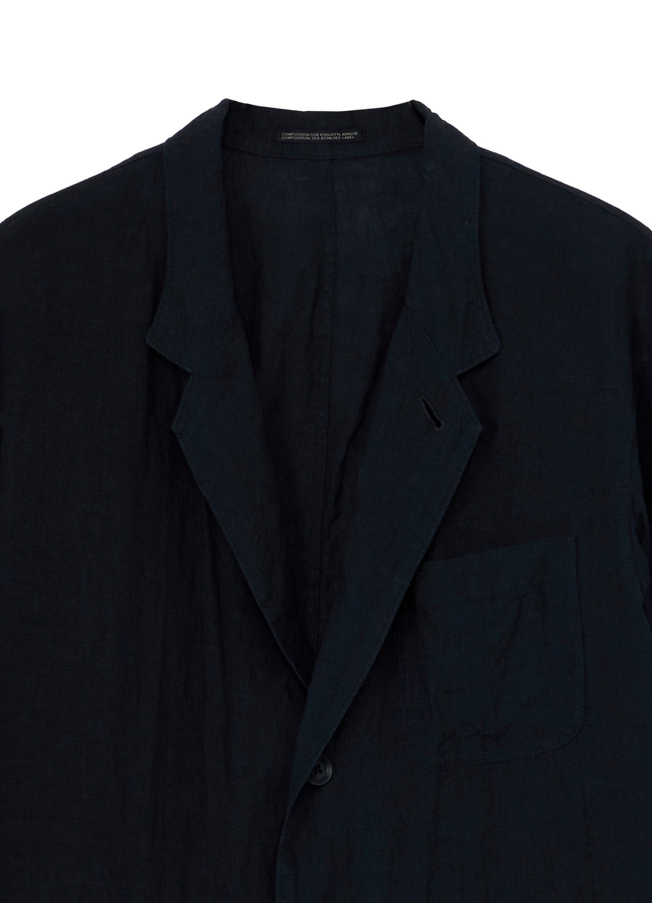 GARMENT-DYED LINEN 3BS SHIRT JACKET