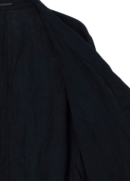 GARMENT-DYED LINEN 3BS SHIRT JACKET