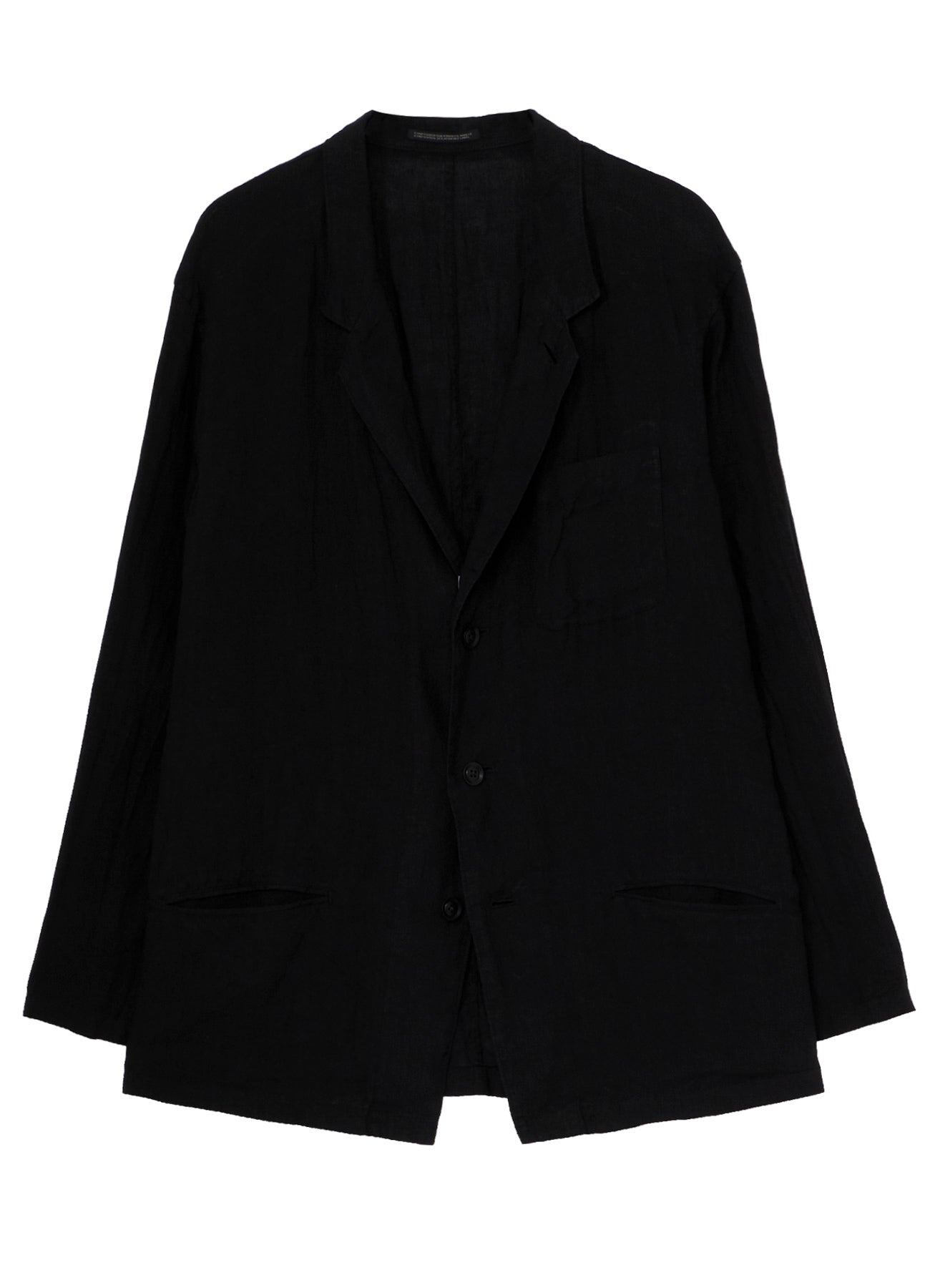 GARMENT-DYED LINEN 3BS SHIRT JACKET