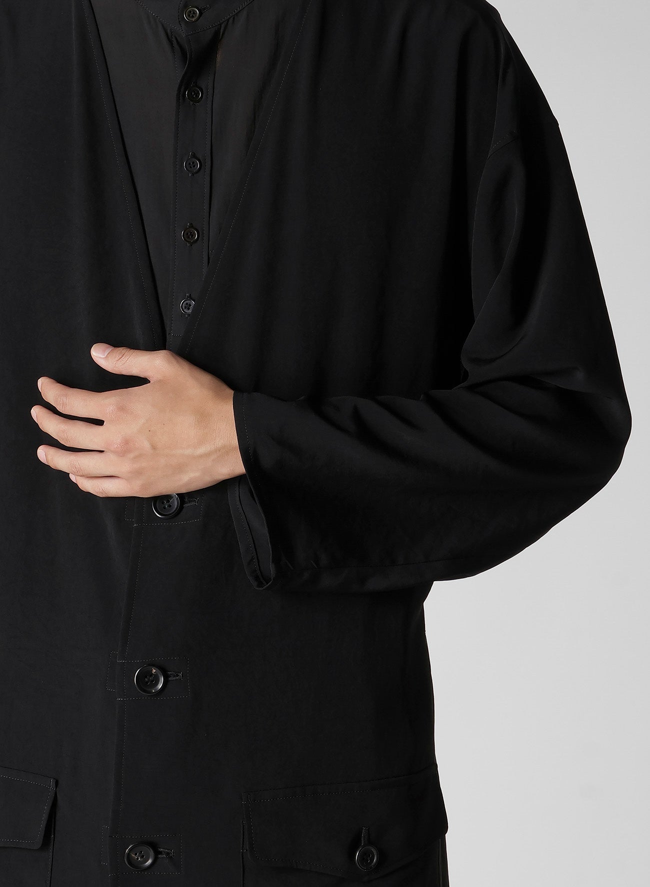 TA TUXEDO COLALRLESS GOWN