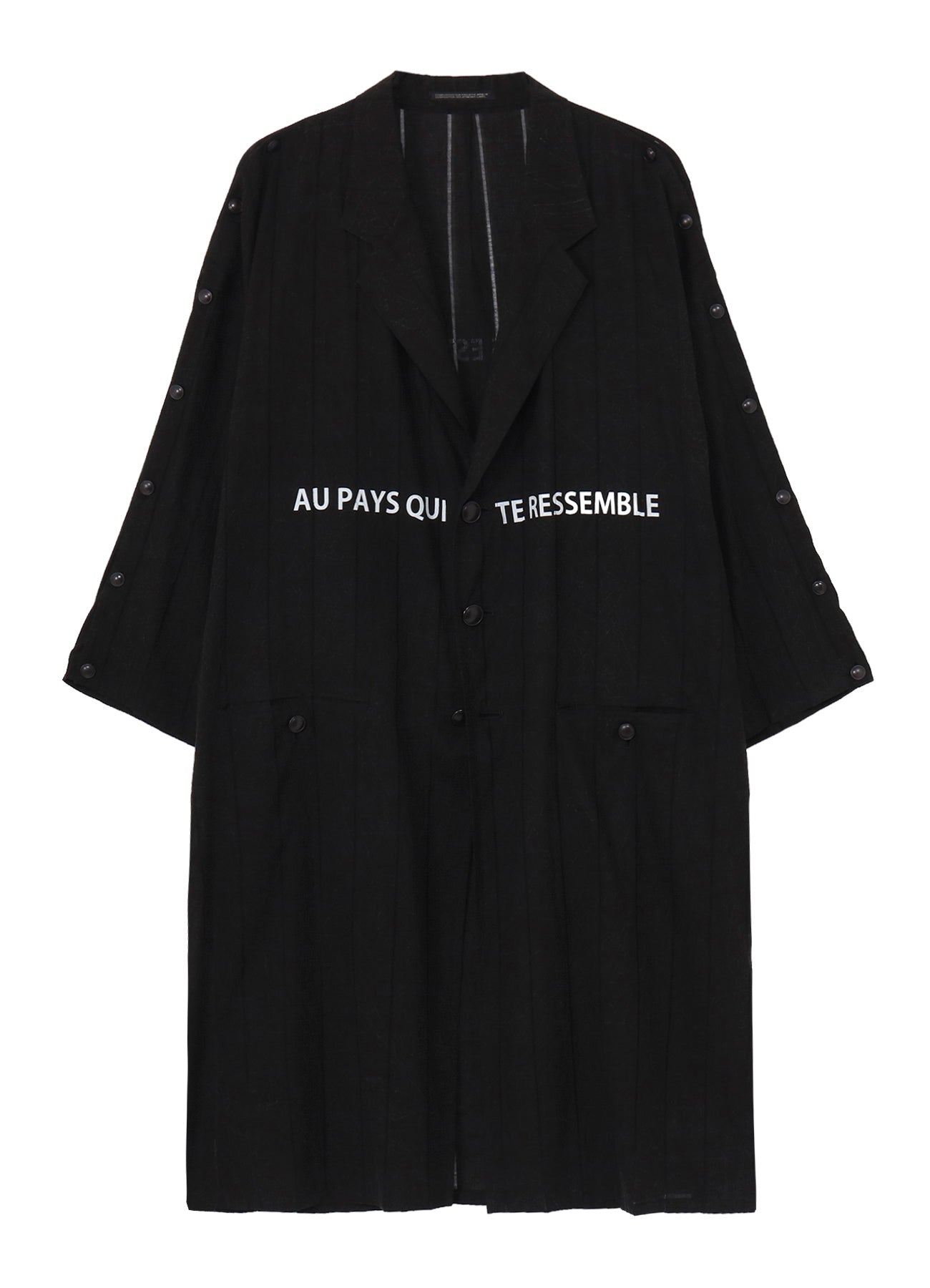 <PIECE UNIQUE/AOYAMA>KHADI ST STRIPE PATTERN JACKET