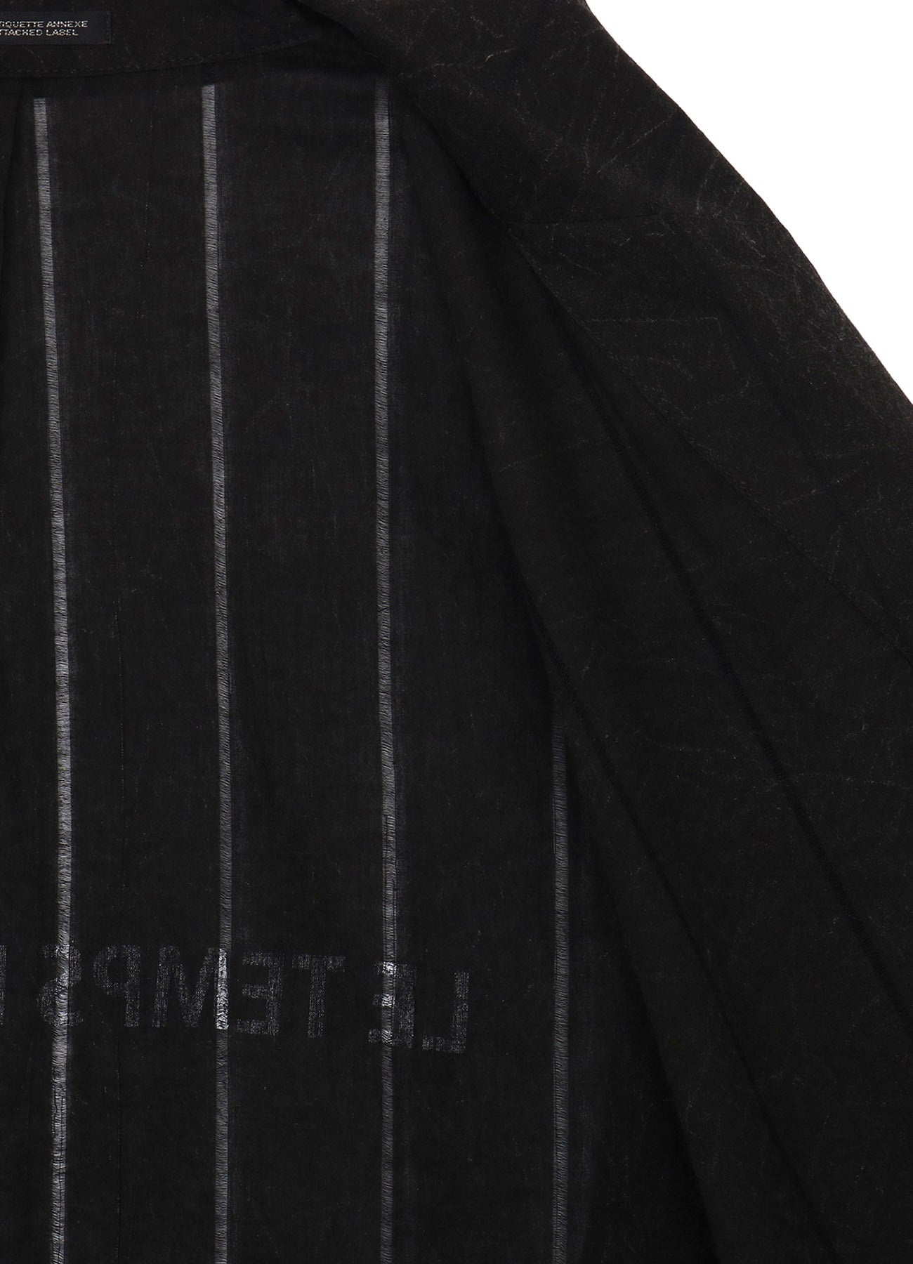 <PIECE UNIQUE/AOYAMA>KHADI ST STRIPE PATTERN JACKET