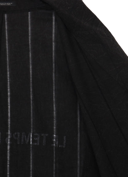 <PIECE UNIQUE/AOYAMA>KHADI ST STRIPE PATTERN JACKET