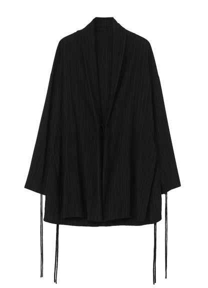RAYON THIN STRIPE SLIT JACKET