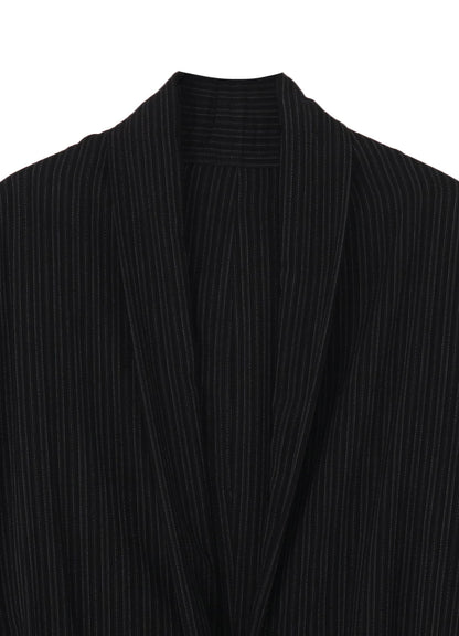 RAYON THIN STRIPE SLIT JACKET