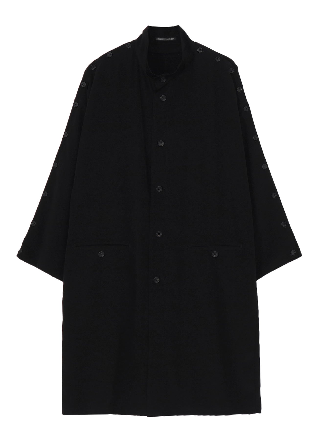 TA TUXEDO BUTTON STAND LONG SLEEVE JACKET