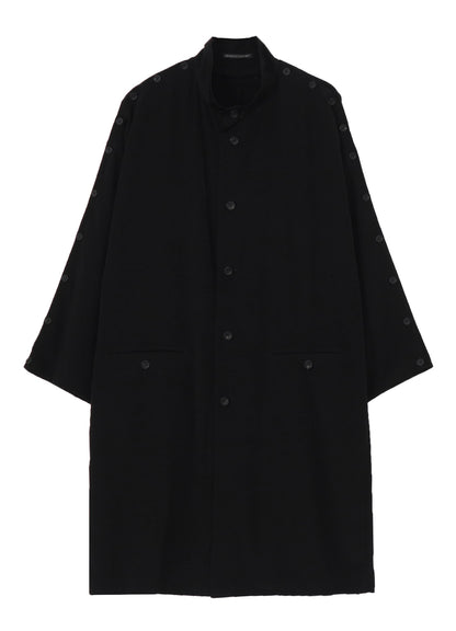 TA TUXEDO BUTTON STAND LONG SLEEVE JACKET
