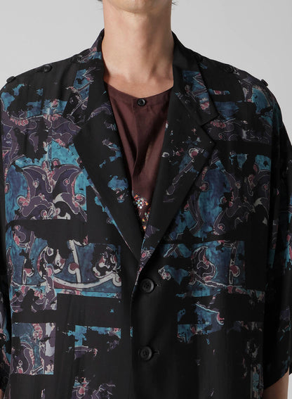 POTTERY PRINTED BUTTON OPENED JACKET