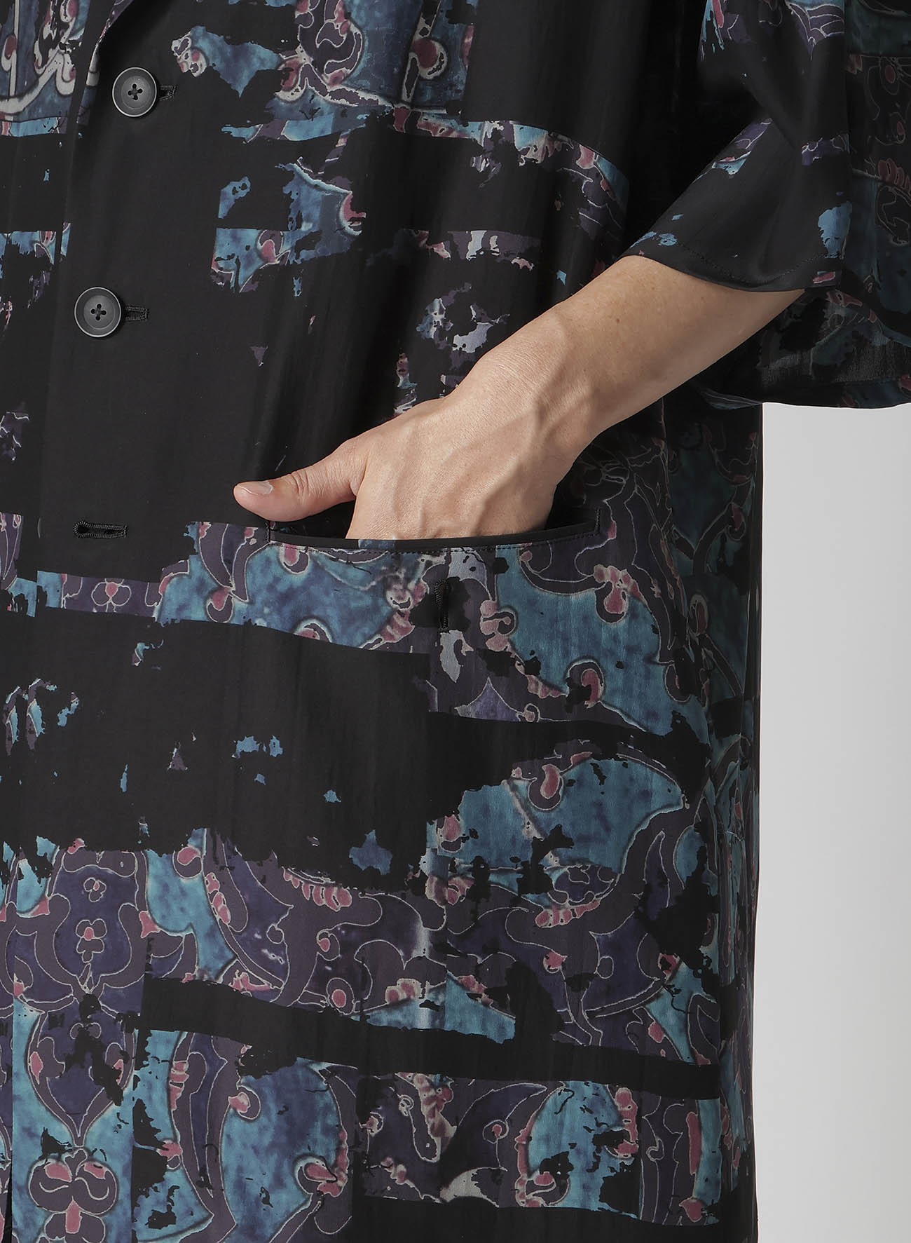 POTTERY PRINTED BUTTON OPENED JACKET