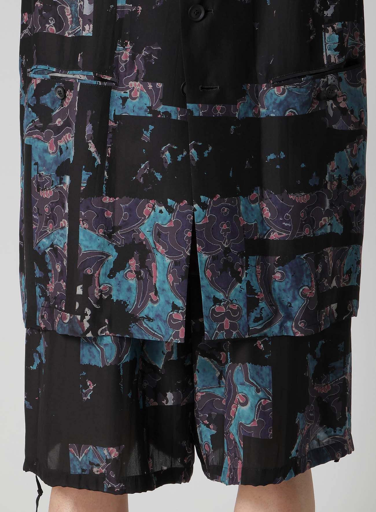 POTTERY PRINTED BUTTON OPENED JACKET