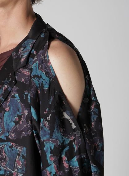 POTTERY PRINTED BUTTON OPENED JACKET