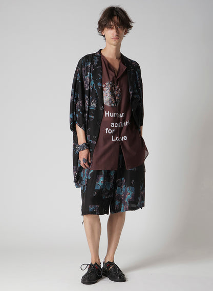 POTTERY PRINTED BUTTON OPENED JACKET